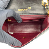 シャネル CHANEL ミニマトラッセ18 A01115　3番台 ブラック　ゴールド金具 ラムスキン レディース ショルダーバッグ