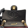 シャネル CHANEL ミニマトラッセ18 A01115　3番台 ブラック　ゴールド金具 ラムスキン レディース ショルダーバッグ