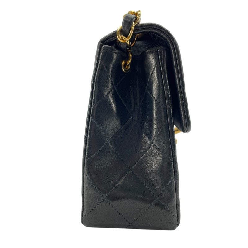シャネル CHANEL ミニマトラッセ18 A01115　3番台 ブラック　ゴールド金具 ラムスキン レディース ショルダーバッグ