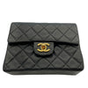 シャネル CHANEL ミニマトラッセ18 A01115　3番台 ブラック　ゴールド金具 ラムスキン レディース ショルダーバッグ