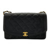 シャネル CHANEL ダイアナ25 A01165　3番台 ブラック　ゴールド金具 キャビアスキン レディース ショルダーバッグ