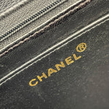 シャネル CHANEL ダイアナ25 A01165　3番台 ブラック　ゴールド金具 キャビアスキン レディース ショルダーバッグ