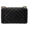 シャネル CHANEL ダイアナ25 A01165　3番台 ブラック　ゴールド金具 キャビアスキン レディース ショルダーバッグ