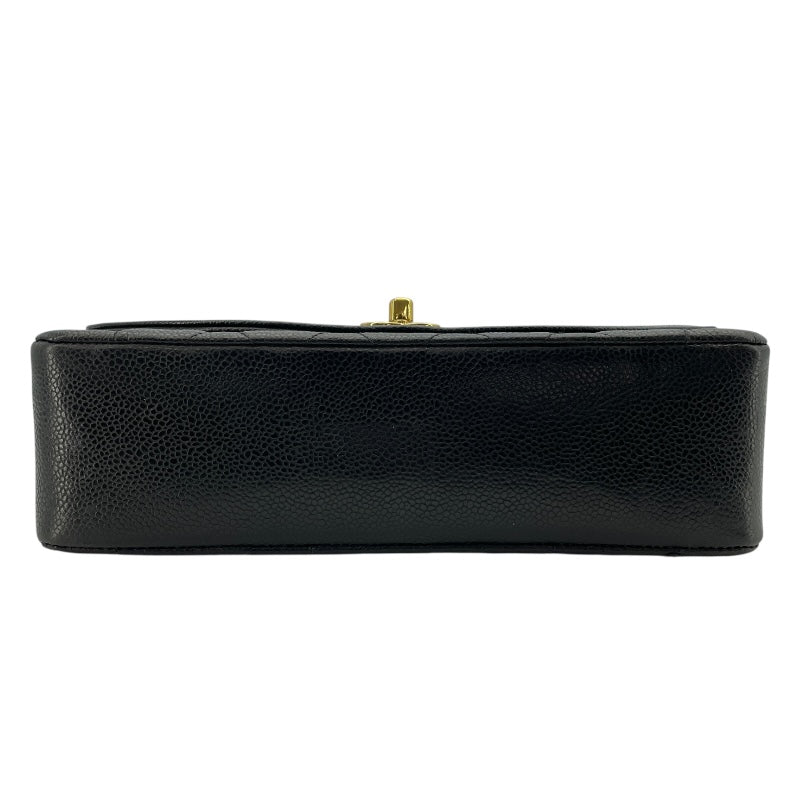 シャネル CHANEL ダイアナ25 A01165　3番台 ブラック　ゴールド金具 キャビアスキン レディース ショルダーバッグ