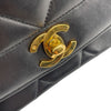 シャネル CHANEL ダイアナ25 A01165 2番台 ブラック　ゴールド金具 ラムスキン レディース ショルダーバッグ