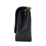 シャネル CHANEL ダイアナ25 A01165 2番台 ブラック　ゴールド金具 ラムスキン レディース ショルダーバッグ
