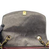 シャネル CHANEL ダイアナ25 A01165 2番台 ブラック　ゴールド金具 ラムスキン レディース ショルダーバッグ