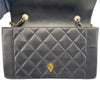 シャネル CHANEL ダイアナ25 A01165 3番台 ブラック　ゴールド金具 ラムスキン レディース ショルダーバッグ