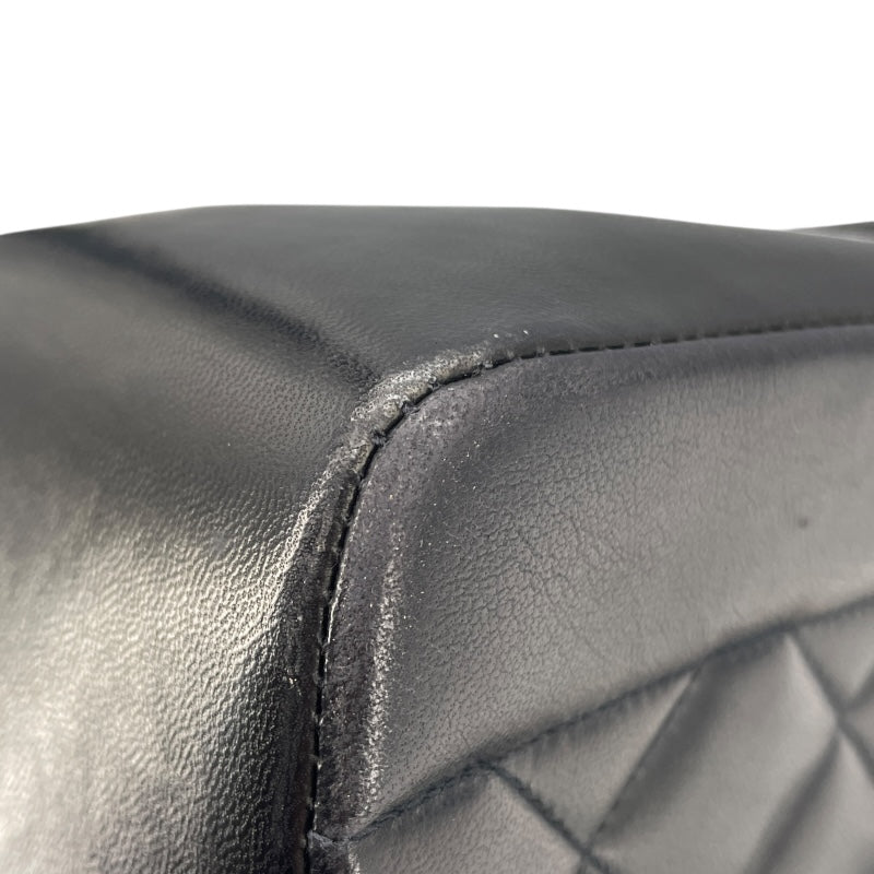 シャネル CHANEL ダイアナ25 A01165 30番台 ブラック　ゴールド金具 ラムスキン レディース ショルダーバッグ
