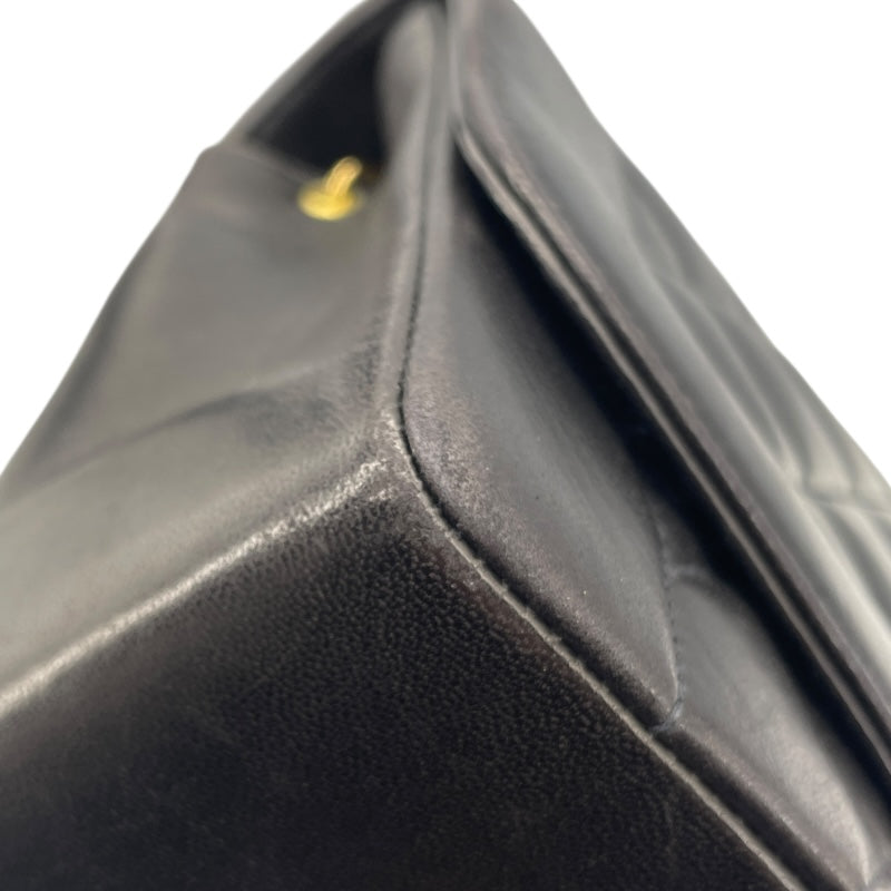 シャネル CHANEL ダイアナ25 A01165 30番台 ブラック　ゴールド金具 ラムスキン レディース ショルダーバッグ