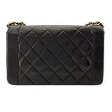 シャネル CHANEL ダイアナ25 A01165 30番台 ブラック　ゴールド金具 ラムスキン レディース ショルダーバッグ