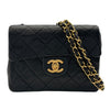シャネル CHANEL ミニマトラッセチェーン A01115 1番台 ブラック　ゴールド金具 ラムスキン レディース ショルダーバッグ