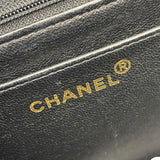 シャネル CHANEL ダイアナ25 A01165 3番台 ブラック　ゴールド金具 キャビアスキン レディース ショルダーバッグ