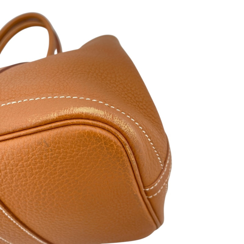 エルメス HERMES ガーデンパーティーTPM □M刻 ゴールド シルバー金具 ネゴンダ レディース ハンドバッグ