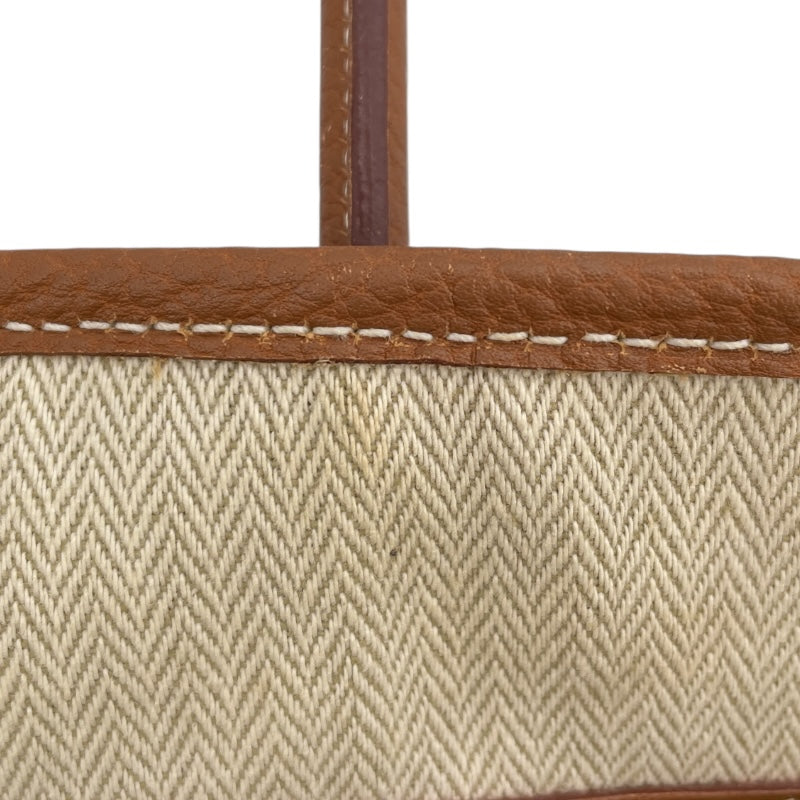 エルメス HERMES ガーデンパーティーTPM □M刻 ゴールド シルバー金具 ネゴンダ レディース ハンドバッグ