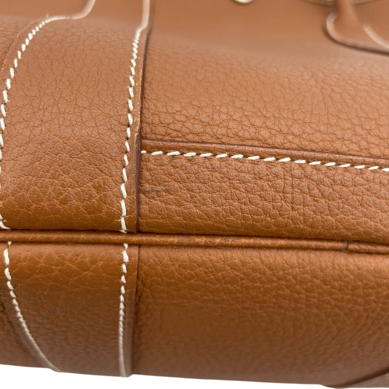 エルメス HERMES ガーデンパーティーTPM □M刻 ゴールド シルバー金具 ネゴンダ レディース ハンドバッグ