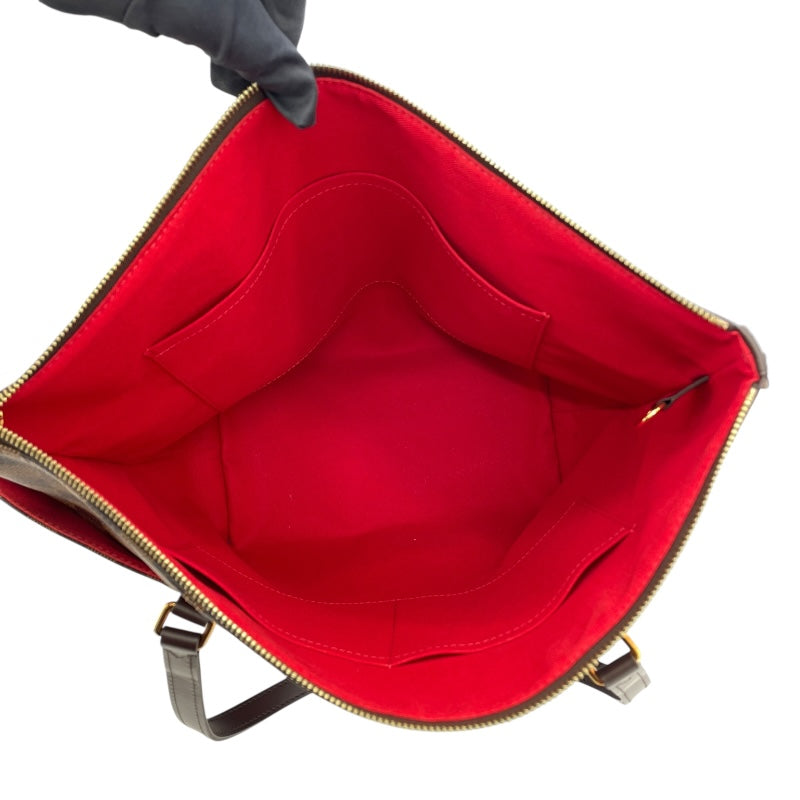 ルイ・ヴィトン LOUIS VUITTON トータリーMM N41281 ブラウン ダミエ・エベヌ レディース トートバッグ