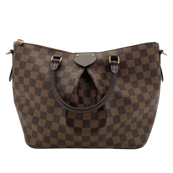 ルイ・ヴィトン LOUIS VUITTON シエナMM N41546 ブラウン ダミエ・エベヌ レディース トートバッグ
