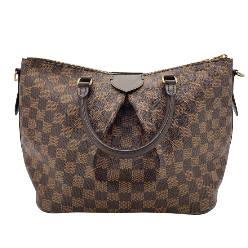 ルイ・ヴィトン LOUIS VUITTON シエナMM N41546 ブラウン ダミエ・エベヌ レディース トートバッグ