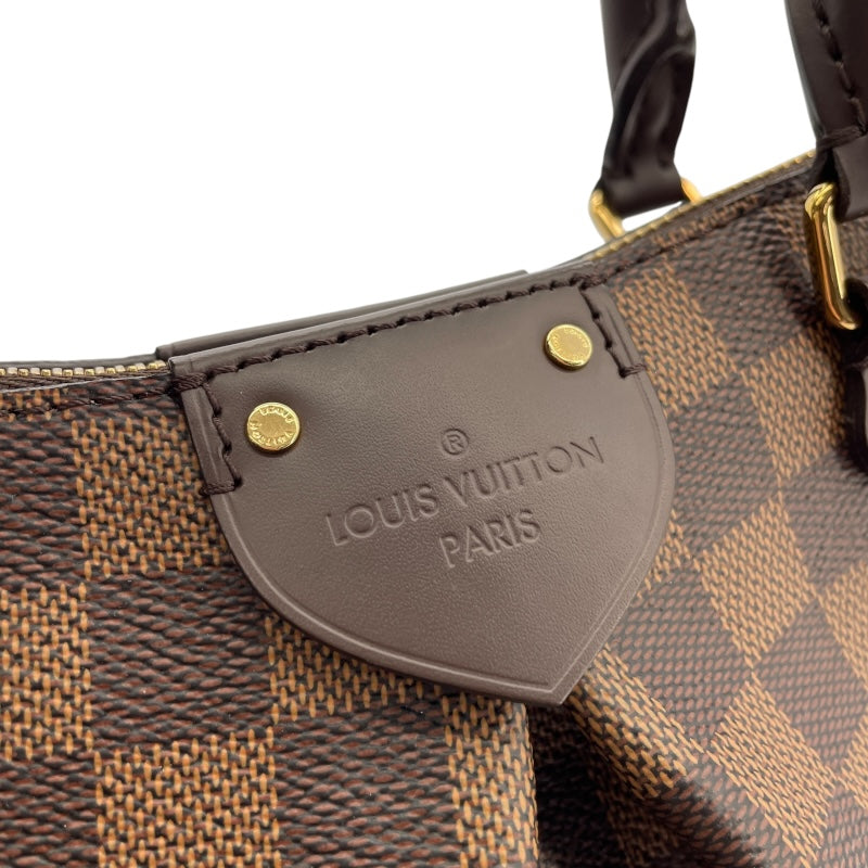 ルイ・ヴィトン LOUIS VUITTON シエナMM N41546 ブラウン ダミエ・エベヌ レディース トートバッグ