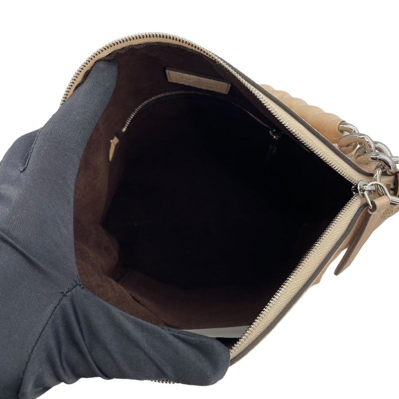 ルイ・ヴィトン LOUIS VUITTON バビロン・チェーンBB  M51767 ブラウン マヒナレザー レディース ショルダーバッグ