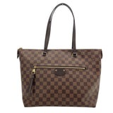 ルイ・ヴィトン LOUIS VUITTON イエナMM N41013 ブラウン ダミエ・エベヌ レディース トートバッグ