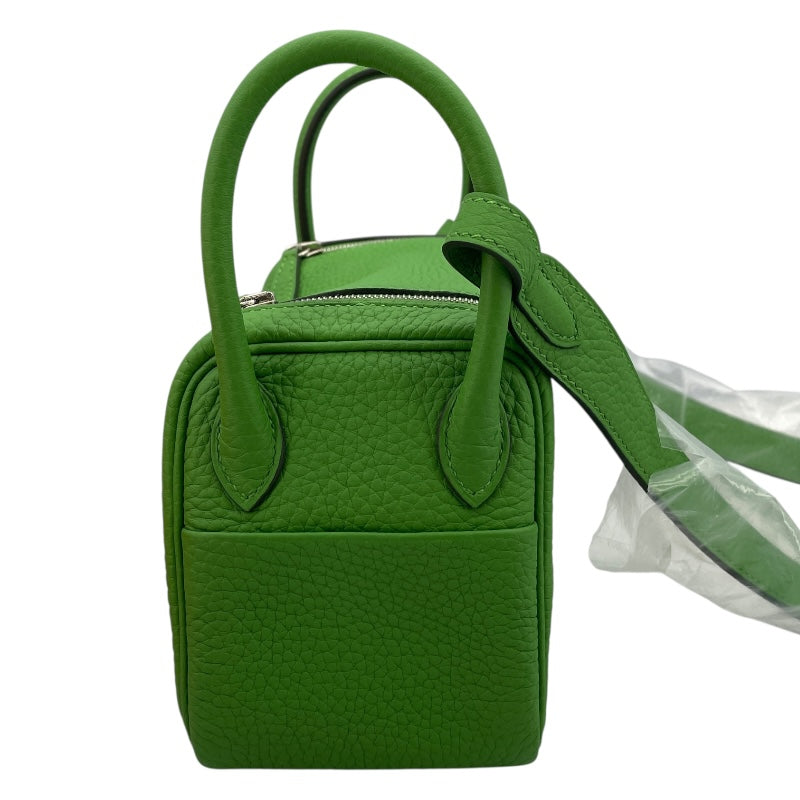 エルメス HERMES リンディミニ B刻印 ヴェールユッカ SV金具 トリヨンクレマンス レディース ショルダーバッグ