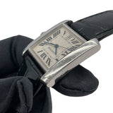 カルティエ Cartier タンク フランセーズ LM W5001156 シルバー K18WG メンズ 腕時計
