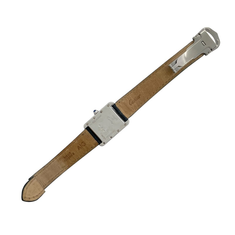 カルティエ Cartier マストタンクMM W1014054 ホワイト SV レディース 腕時計