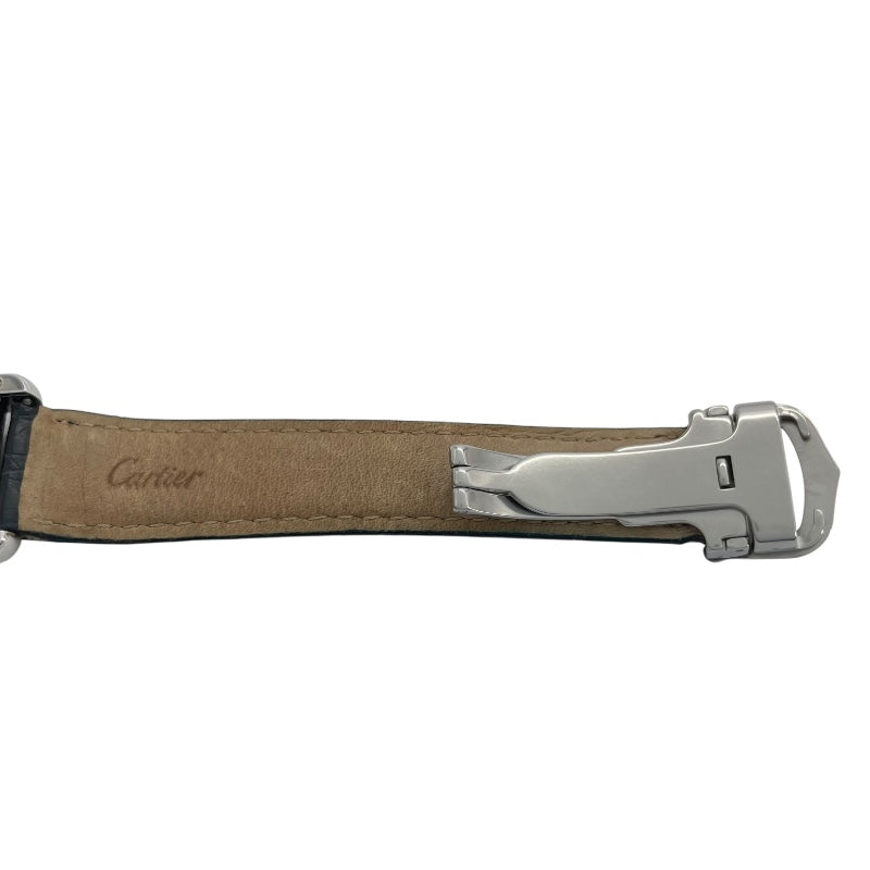 カルティエ Cartier マストタンクMM W1014054 ホワイト SV レディース 腕時計