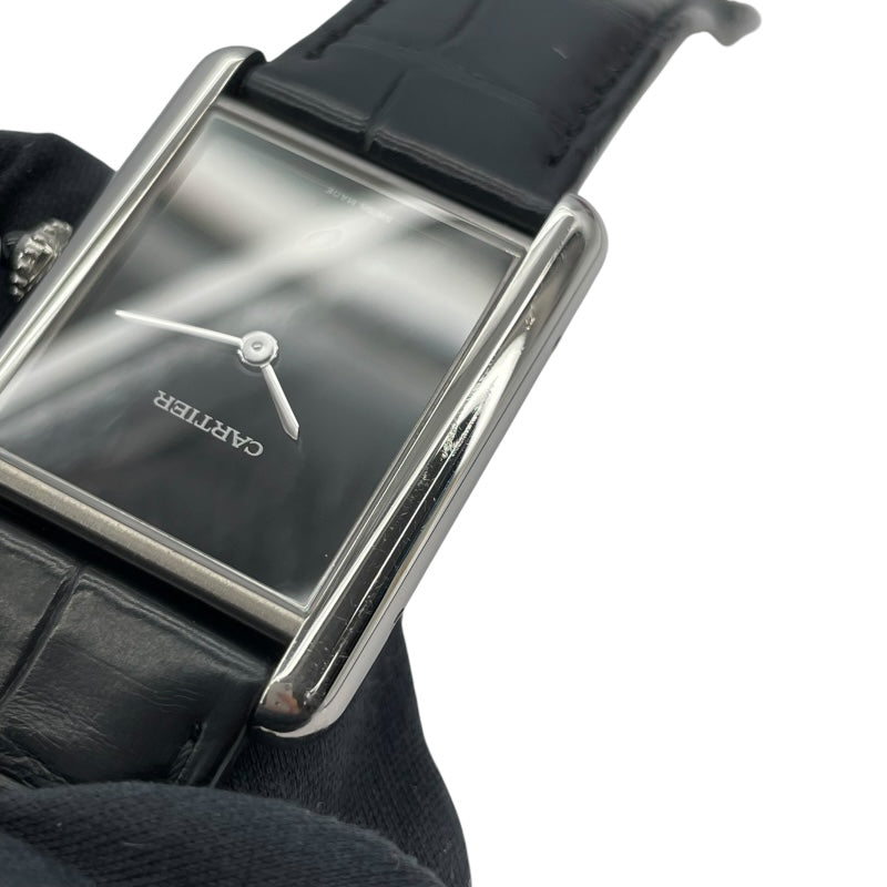カルティエ Cartier タンクマストドゥカルディエLM WSTA0072 ブラック SS レディース 腕時計