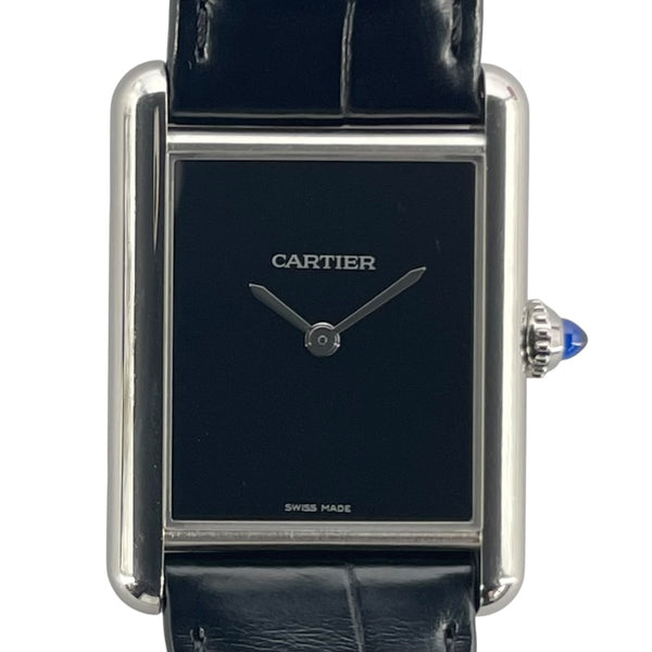 カルティエ Cartier タンクマストドゥカルディエLM WSTA0072 ブラック SS レディース 腕時計