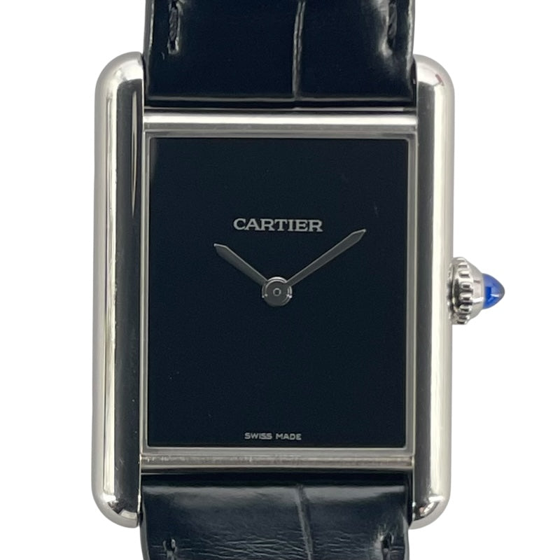 カルティエ Cartier タンクマストドゥカルディエLM WSTA0072 ブラック SS レディース 腕時計