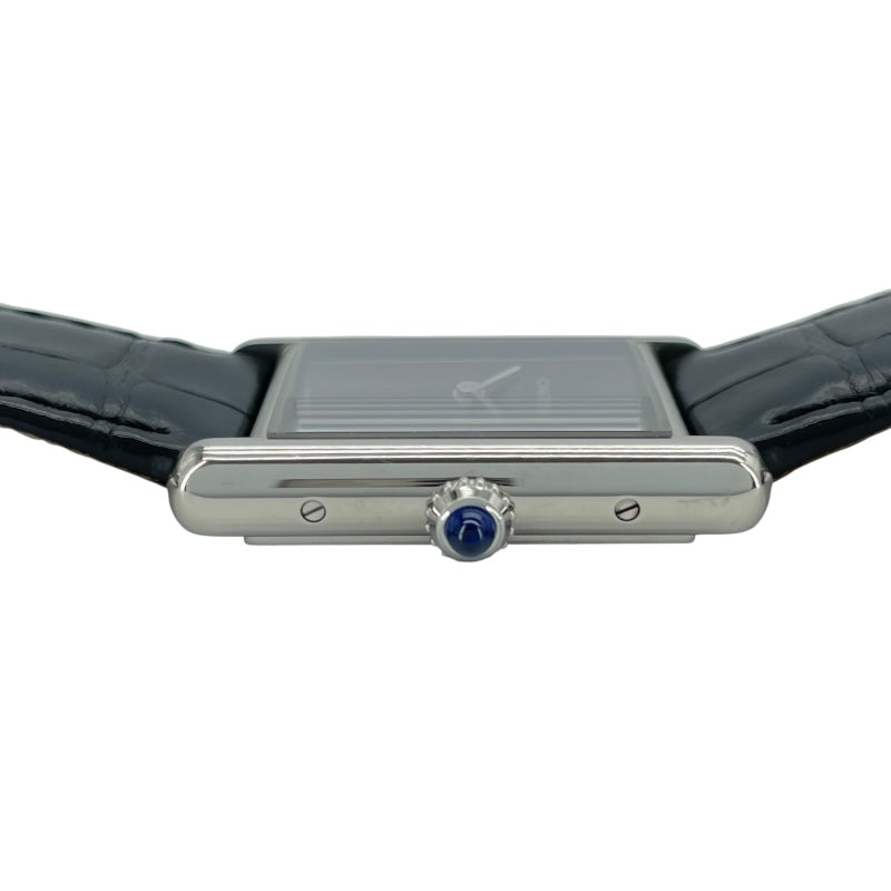 カルティエ Cartier タンクマストドゥカルディエLM WSTA0072 ブラック SS レディース 腕時計
