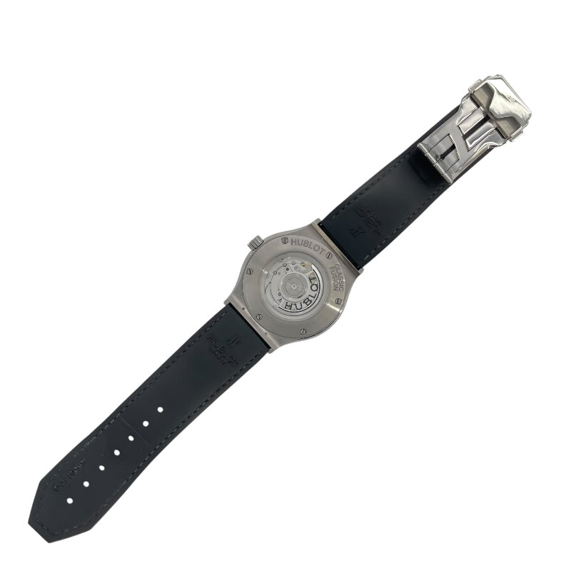 ウブロ HUBLOT クラシックフュージョン チタニウム レーシンググレー 511.NX.7071.LR グレー チタン 自動巻き メンズ 腕時計