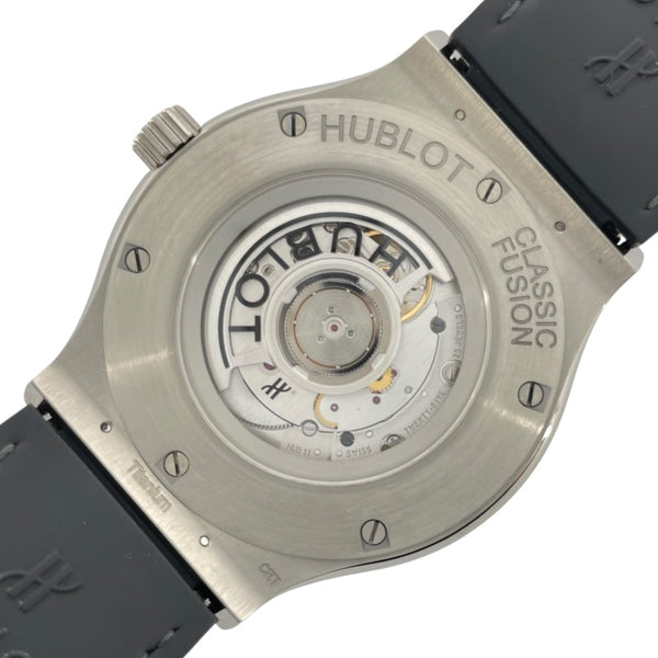 ウブロ HUBLOT クラシックフュージョン チタニウム レーシンググレー 511.NX.7071.LR グレー チタン 自動巻き メンズ 腕時計