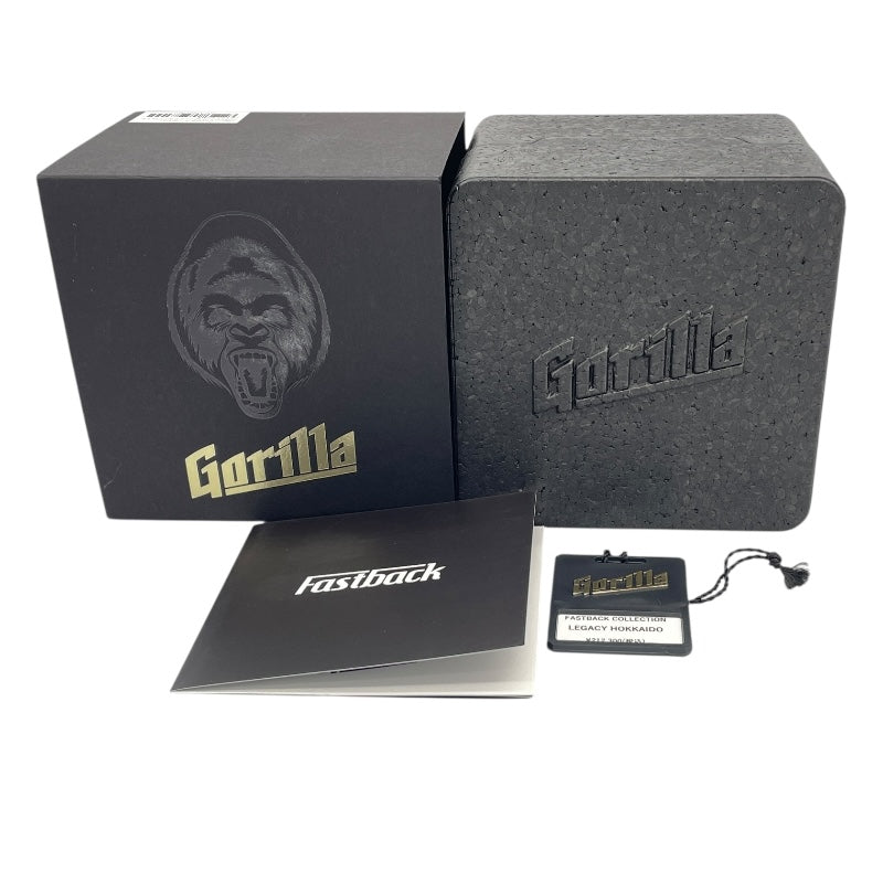 GORILLA ファストバッグ レガシー HOKKAIDO HKF01.0 ブルー カーボン/アルミ/チタン/セラミック メンズ 腕時計