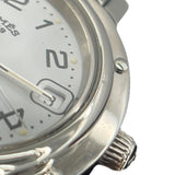 エルメス HERMES クリッパー CL4.210 ホワイト SS レディース 腕時計