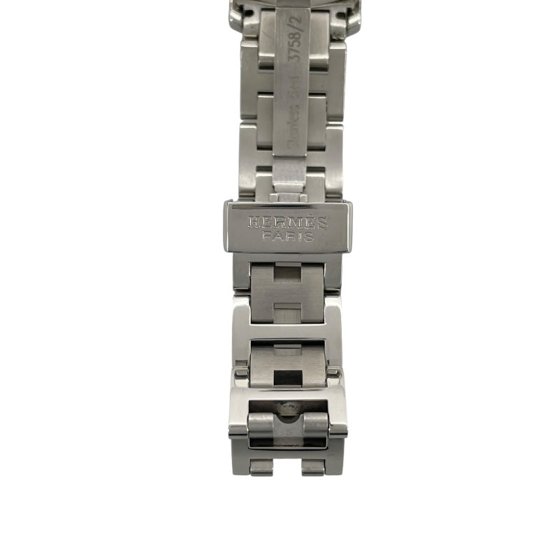 エルメス HERMES クリッパー CL4.210 ホワイト SS レディース 腕時計