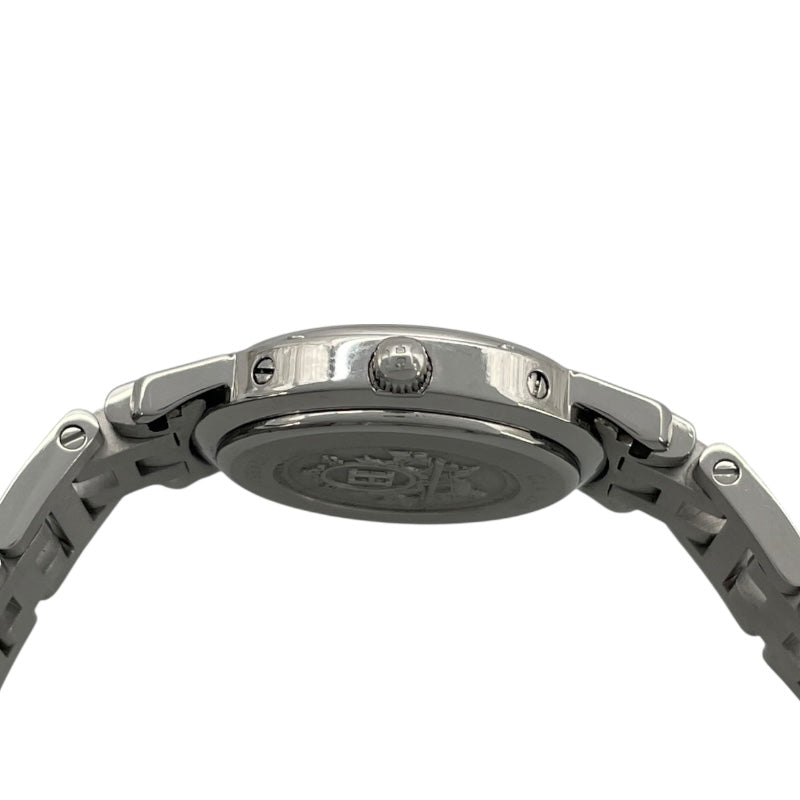 エルメス HERMES クリッパー CL4.210 ホワイト SS レディース 腕時計