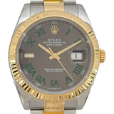ロレックス ROLEX デイトジャスト41 スレート 126333 グレー K18YG/SS 自動巻き メンズ 腕時計