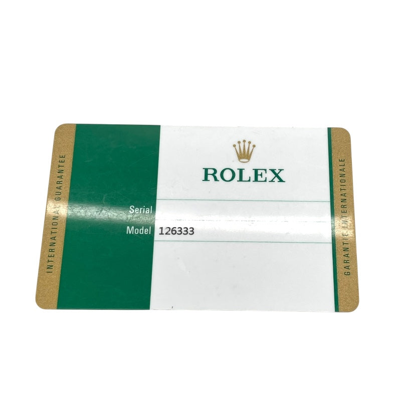 ロレックス ROLEX デイトジャスト41 スレート 126333 グレー K18YG/SS 自動巻き メンズ 腕時計