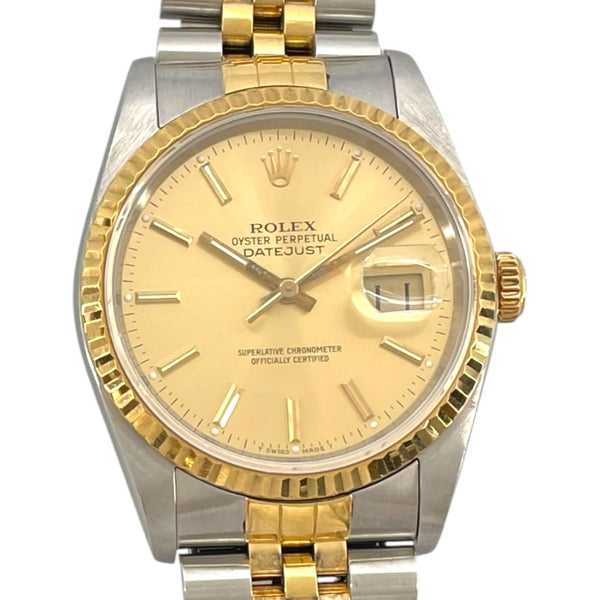 ロレックス ROLEX デイトジャスト 16233 ゴールド K18YG/SS 自動巻き ユニセックス 腕時計