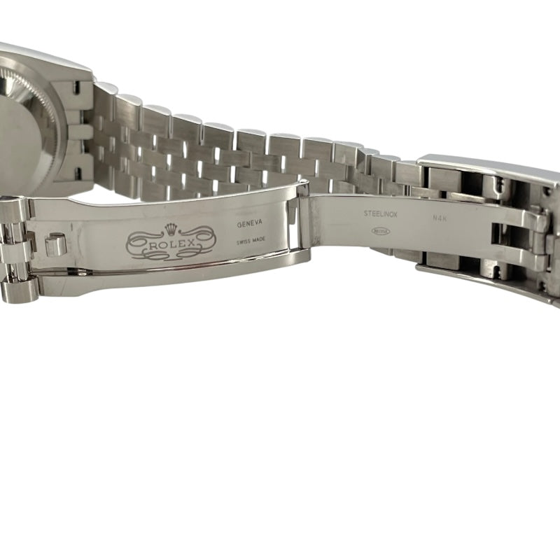 ロレックス ROLEX デイトジャスト36 フル―テッドモチーフ 126200 ブルー SS 自動巻き ユニセックス 腕時計