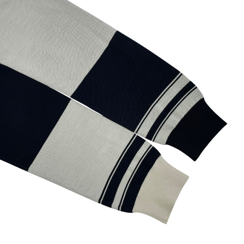 エルメス HERMES En Desordre Finesse シルクカーディガン 4E2727D6 ネイビー シルク レディース カーディガン