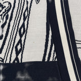 エルメス HERMES En Desordre Finesse シルクカーディガン 4E2727D6 ネイビー シルク レディース カーディガン