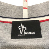 モンクレールグルノーブル MONCLER GRENOBLE ロゴTシャツ 8C000 グレー コットン コットン レディース 半袖Ｔシャツ