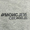 モンクレールグルノーブル MONCLER GRENOBLE ロゴTシャツ 8C000 グレー コットン コットン レディース 半袖Ｔシャツ