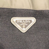 プラダ PRADA トライアングルロゴナイロン切替ブルゾン UMG107 ウール メンズ ブルゾン