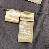プラダ PRADA トライアングルロゴナイロン切替ブルゾン UMG107 ウール メンズ ブルゾン